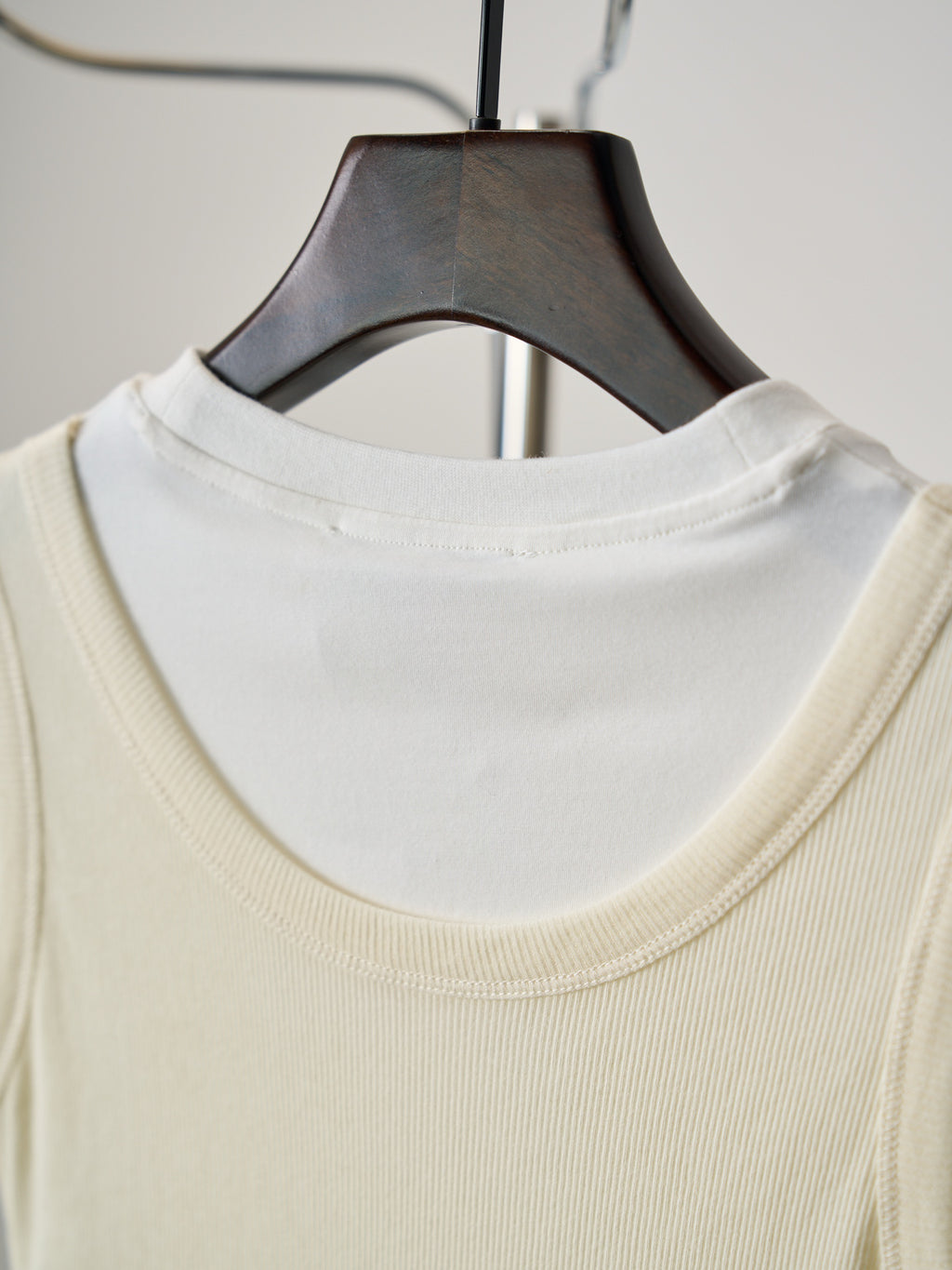 Acne Studios Mock‑Layer Ribbed Tank Top