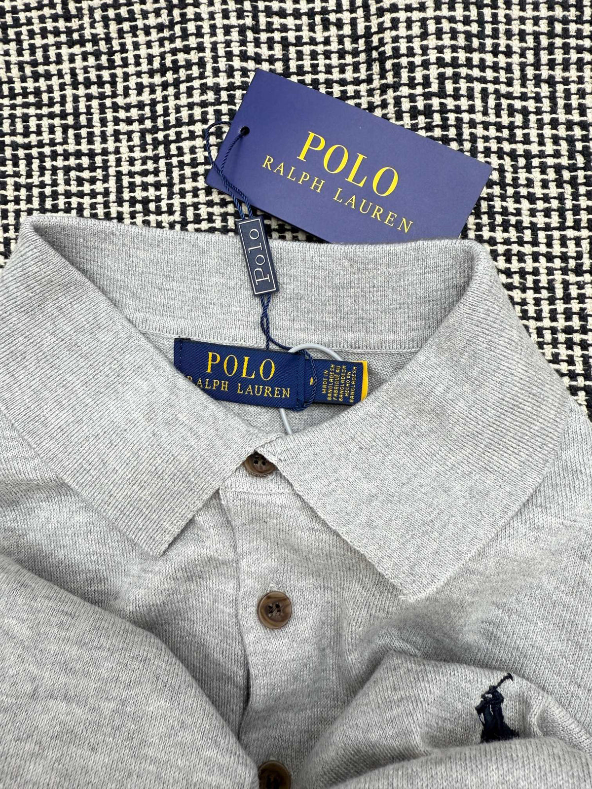 Polo Ralph Lauren Men’s Long‑Sleeve Knit Polo Sweater With Pony Embroidery