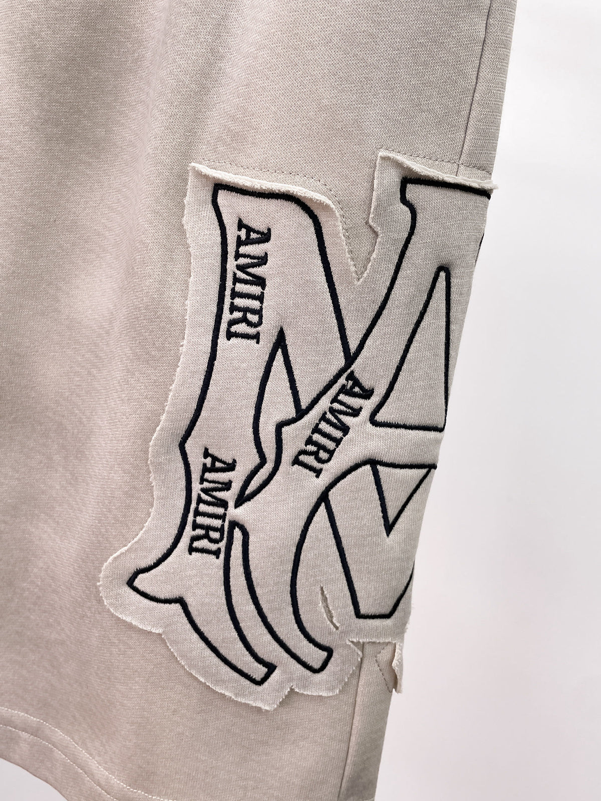 AMIRI Tie‑Dye Patch Logo Drawstring Casual Shorts