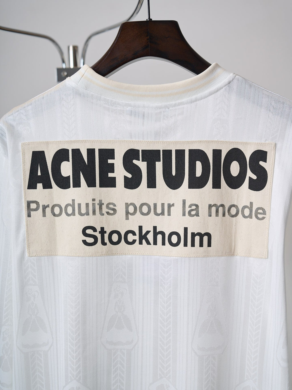 Acne Studios Unisex Number 13 Sport‑Inspired Long‑Sleeve Jersey Top