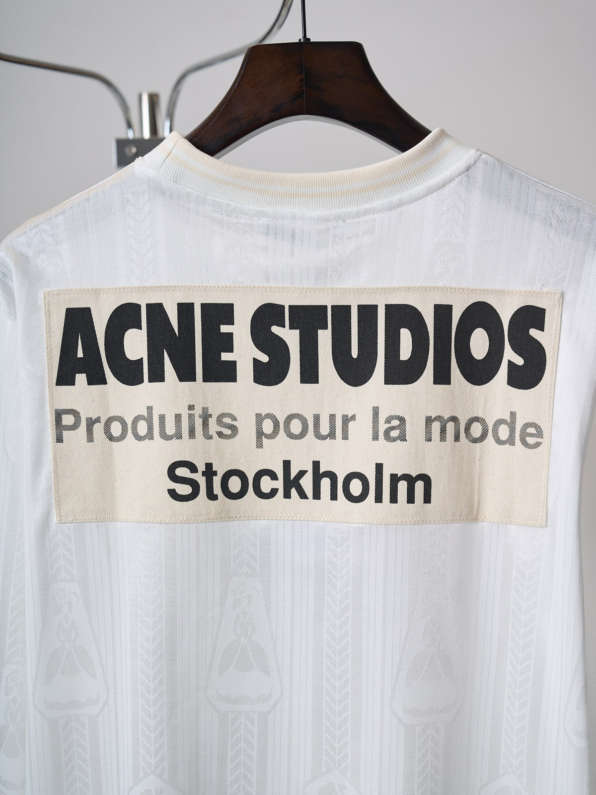 Acne Studios Unisex Number 13 Sport‑Inspired Long‑Sleeve Jersey Top