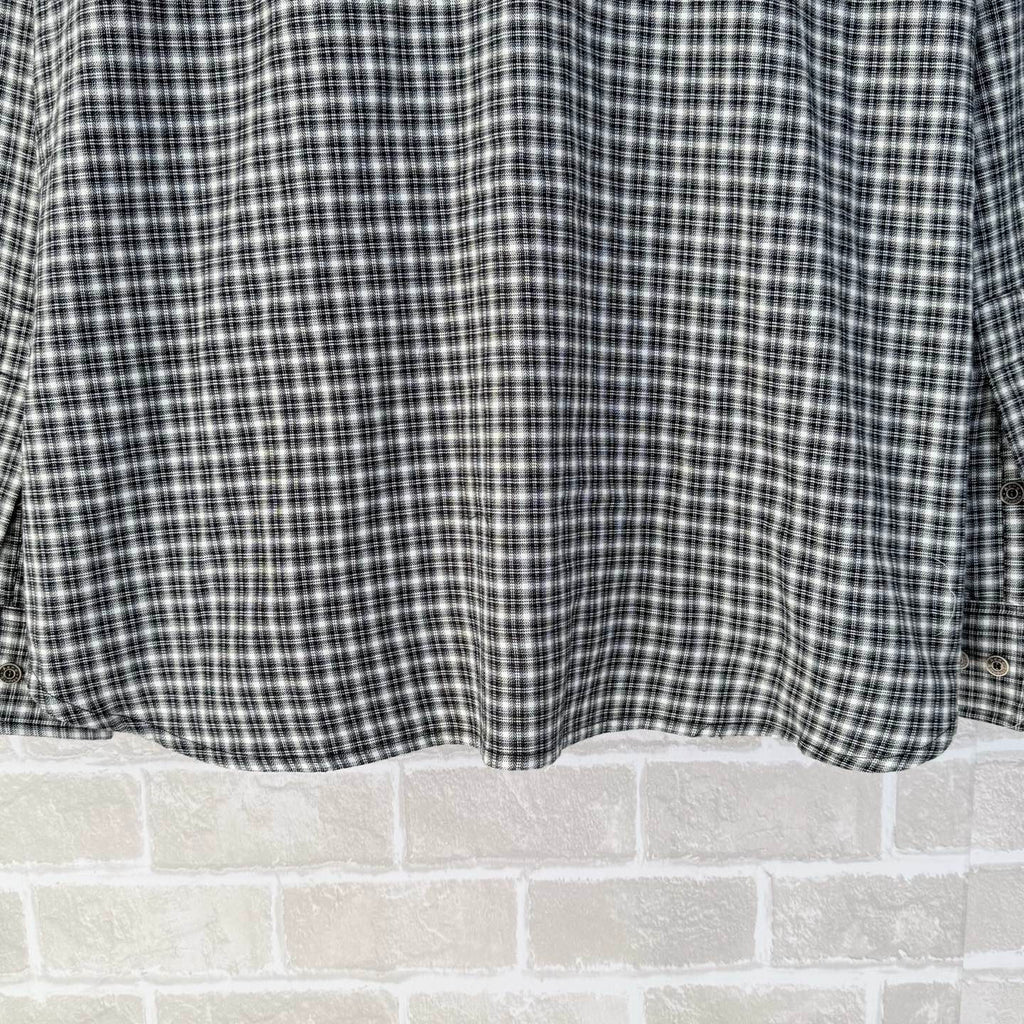 Acne Studios Oversized Check Long‑Sleeve Shirt
