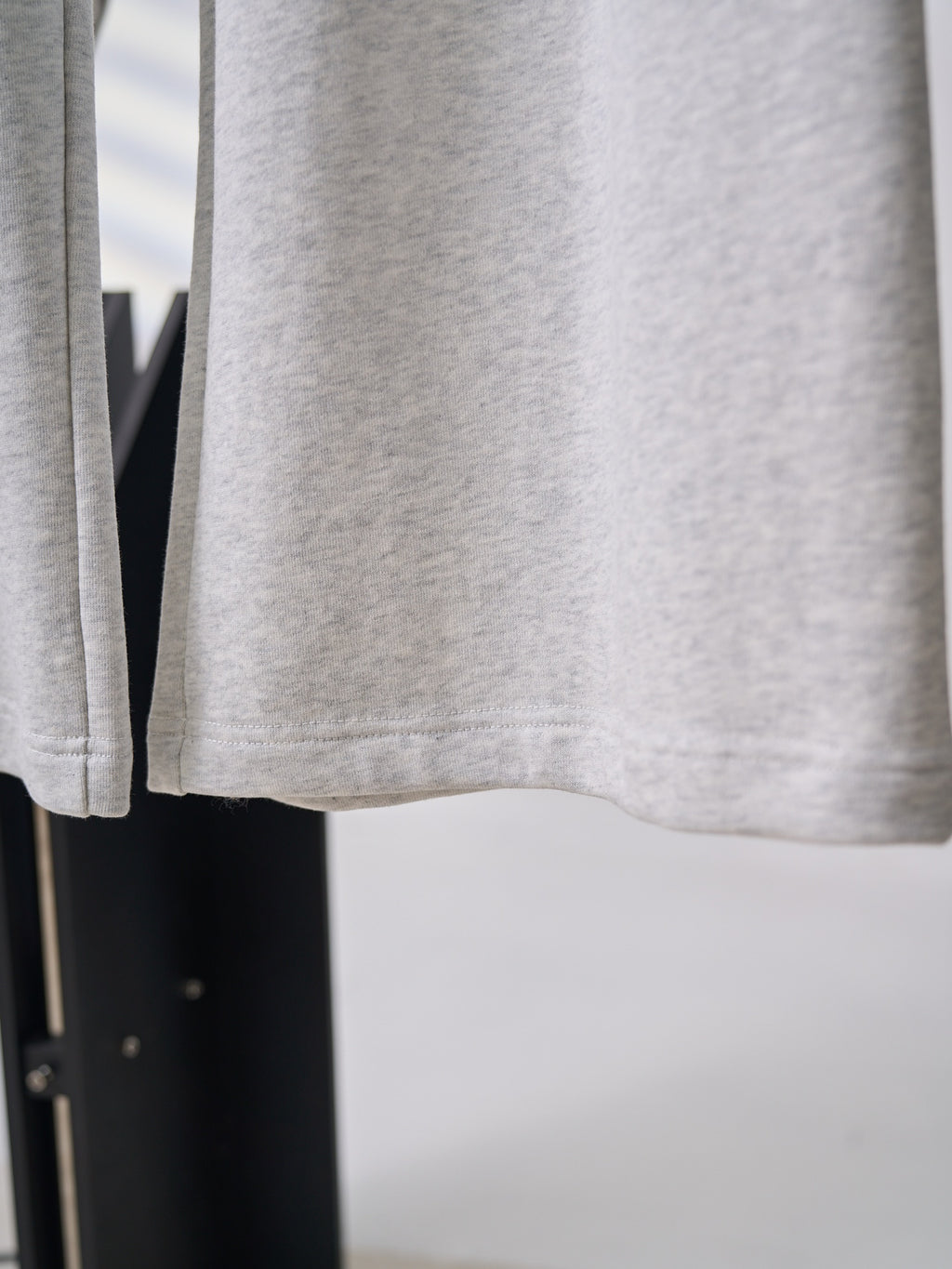 Acne Studios Heather Grey Wide‑Leg Sweatpants
