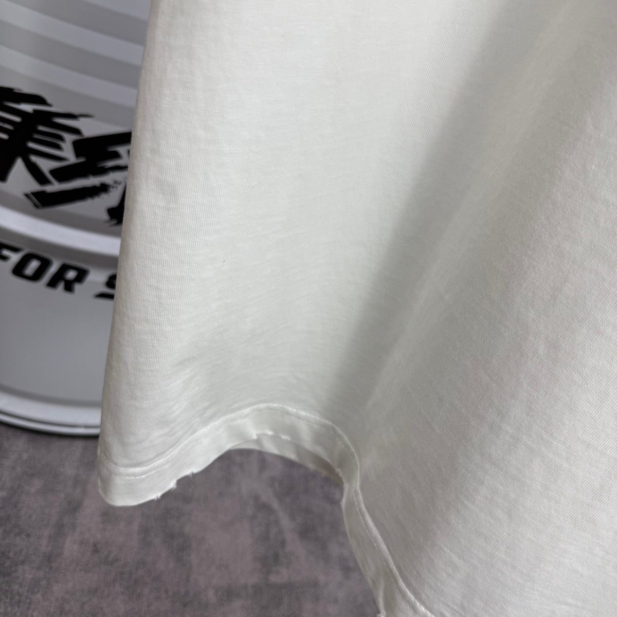 Acne Studios Back Circular‑Print T‑Shirt, Off‑White