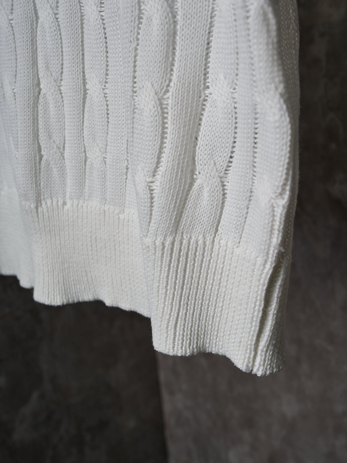 Ralph Lauren Men's Cable‑Knit Crew‑Neck Short‑Sleeve Sweater