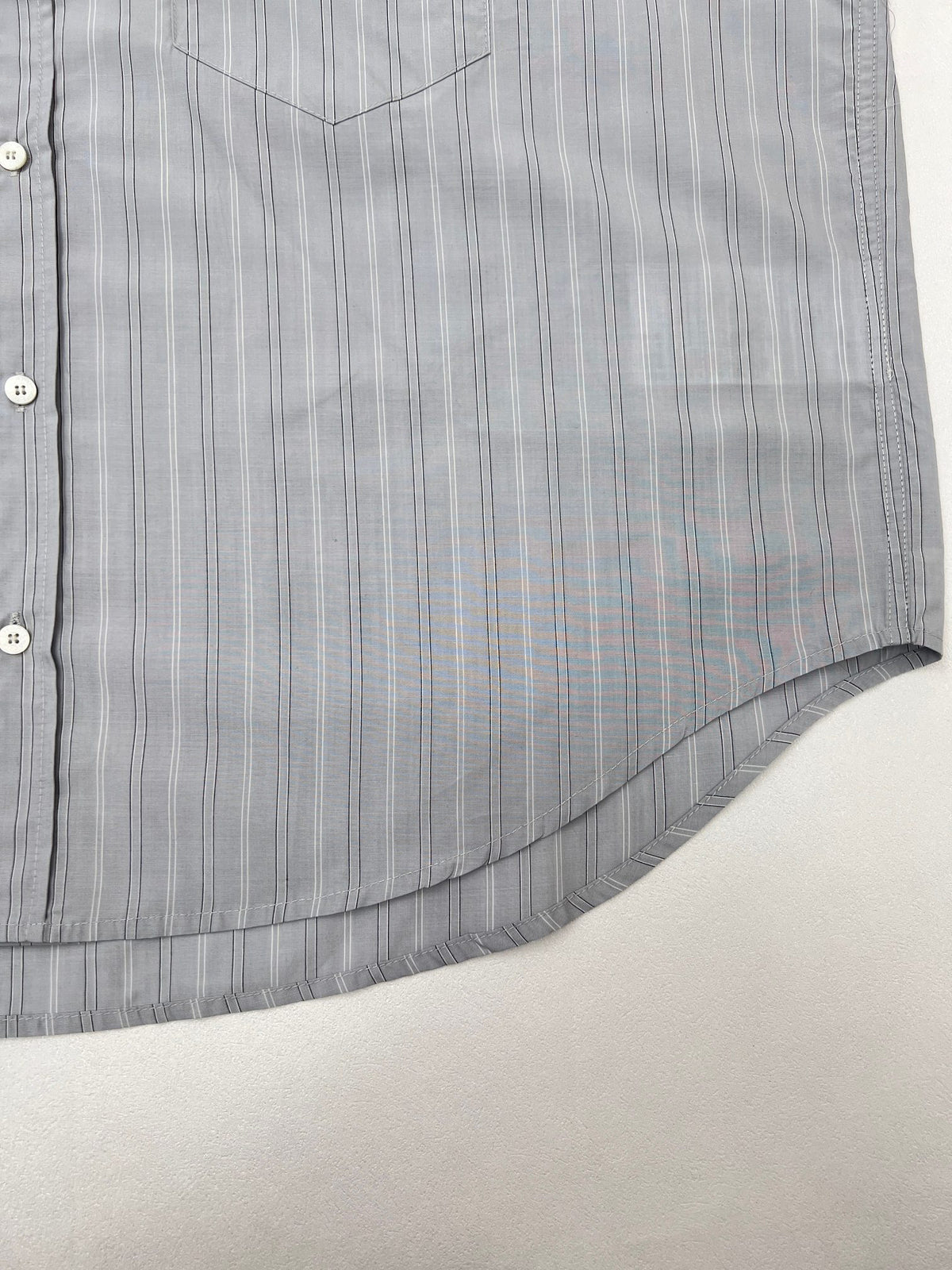 Acne Studios Vertical Stripe Oversized Long‑Sleeve Shirt