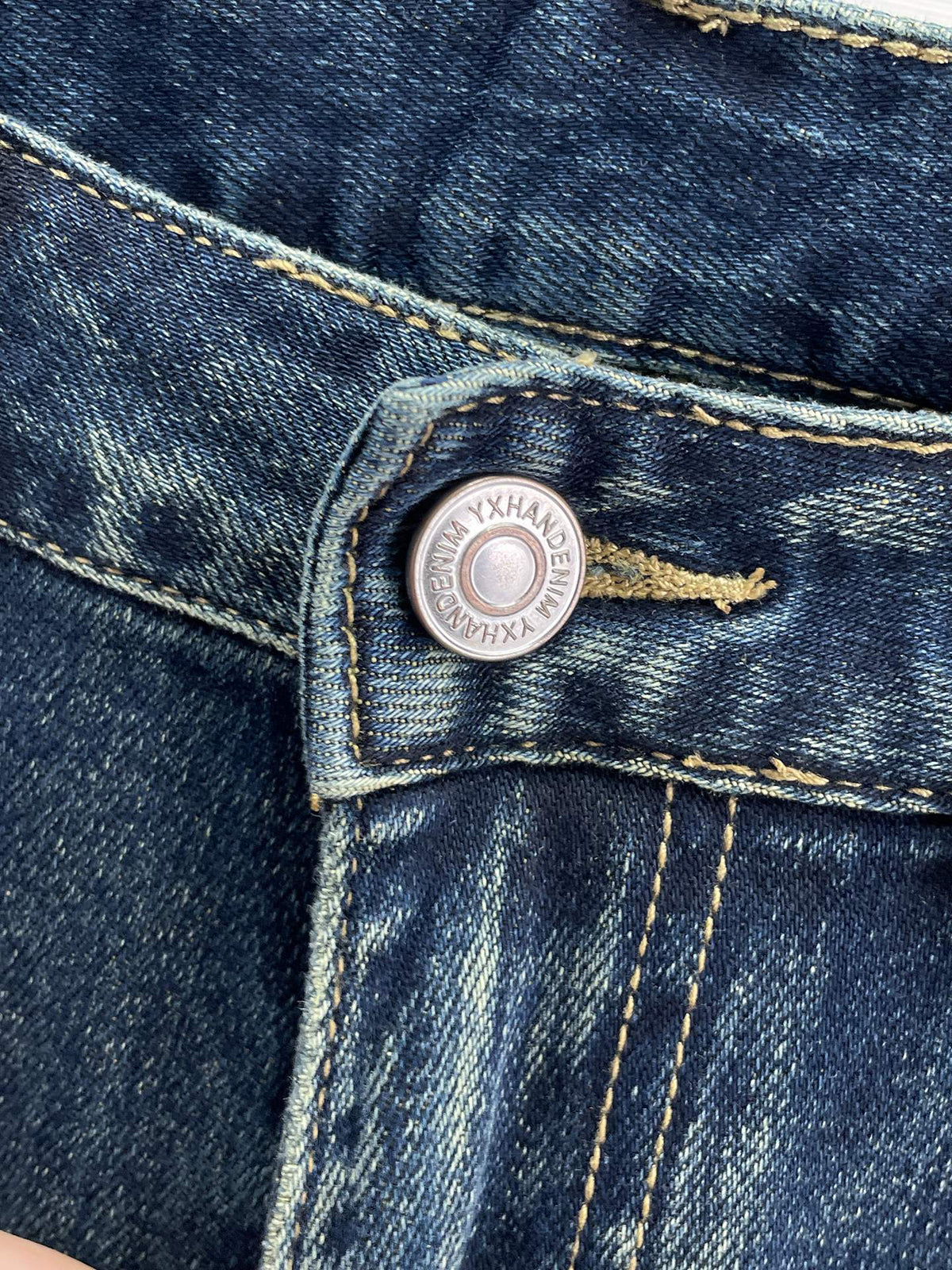 Ralph Lauren Men's Vintage Faded Slim‑Fit Denim Jeans