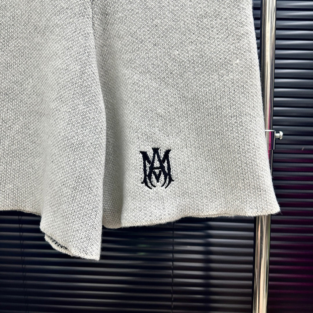AMIRI Collegiate Logo Knit Vest & Drawstring Shorts Two‑Piece Set