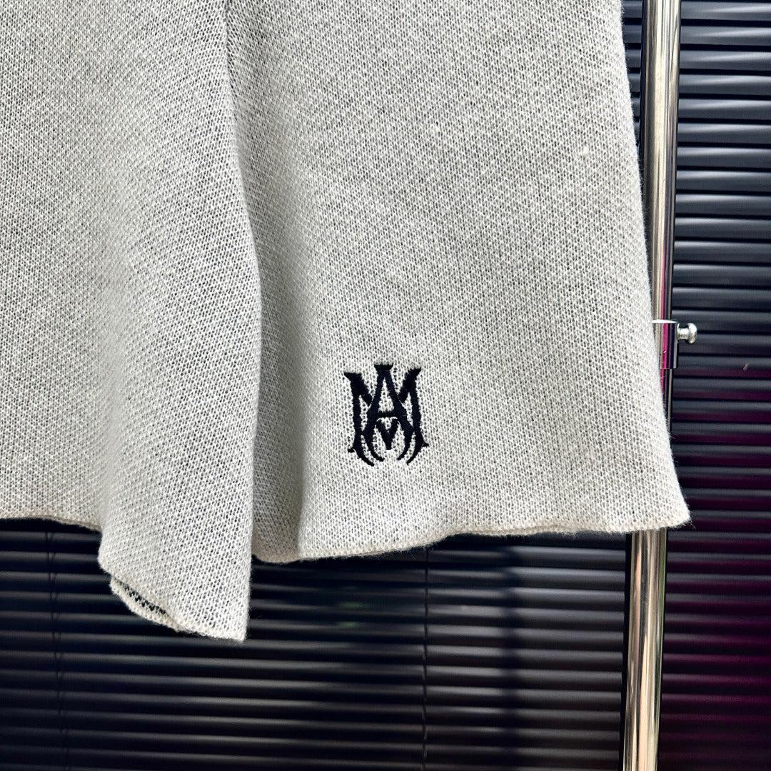 AMIRI Collegiate Logo Knit Vest & Drawstring Shorts Two‑Piece Set