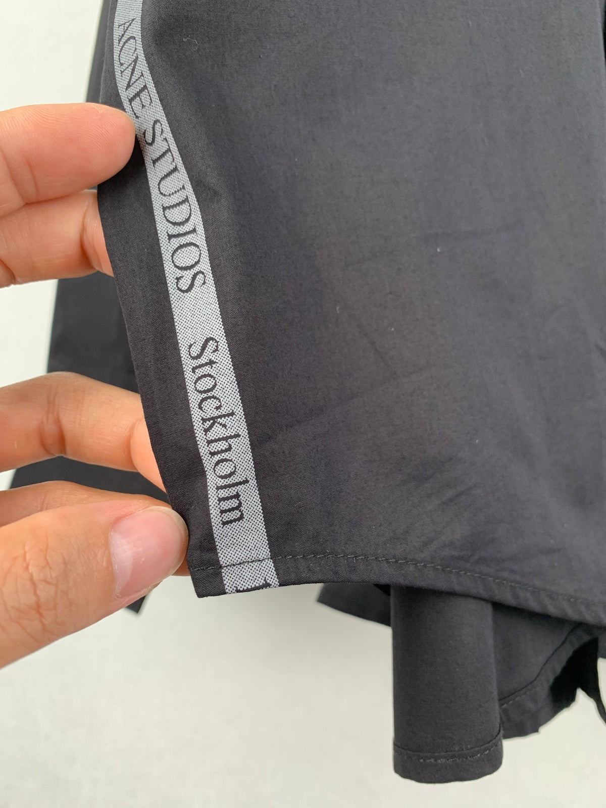Acne Studios Oversized Pocket Long‑Sleeve Button‑Down Shirt