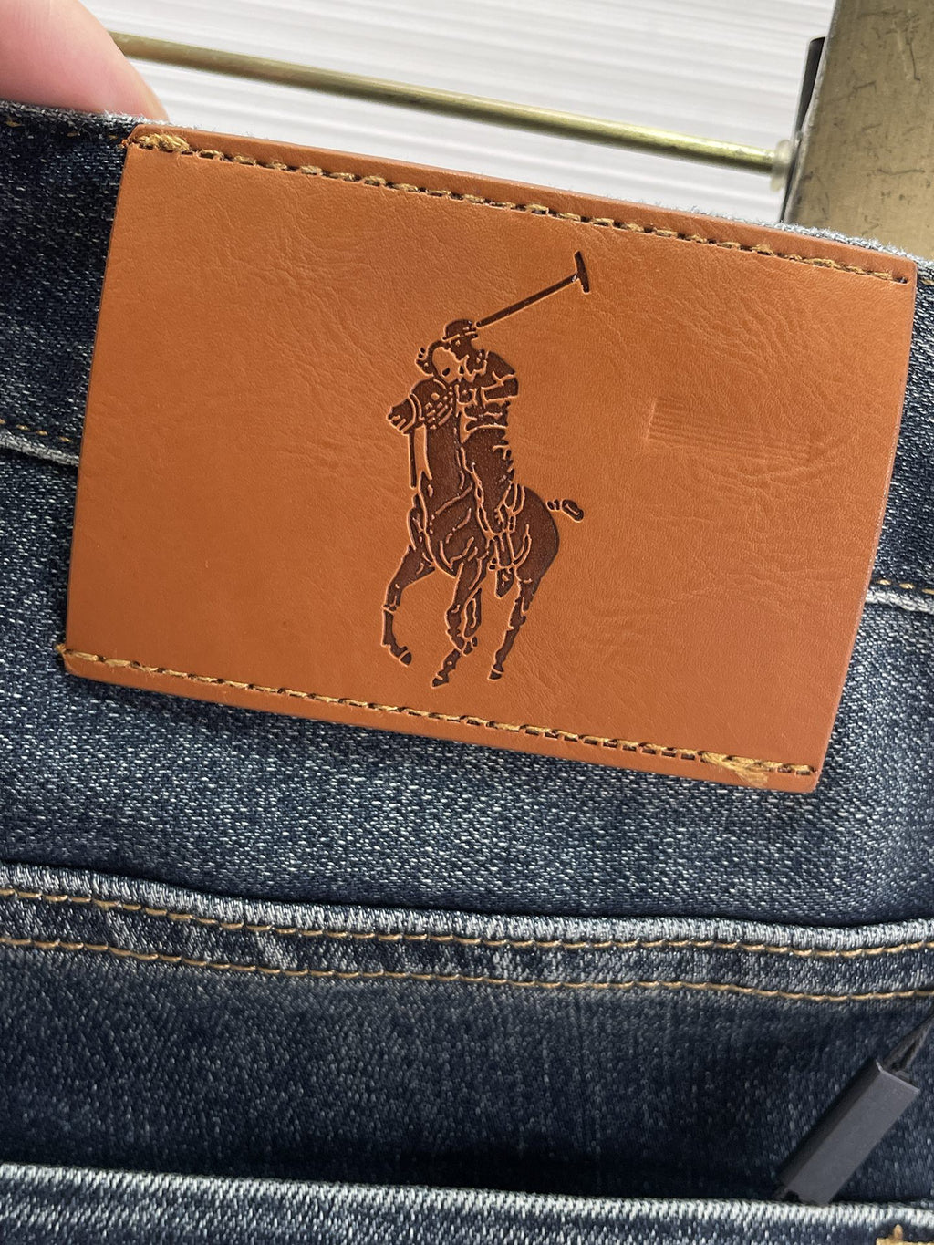 Ralph Lauren Men's Vintage Wash Straight‑Leg Denim Jeans