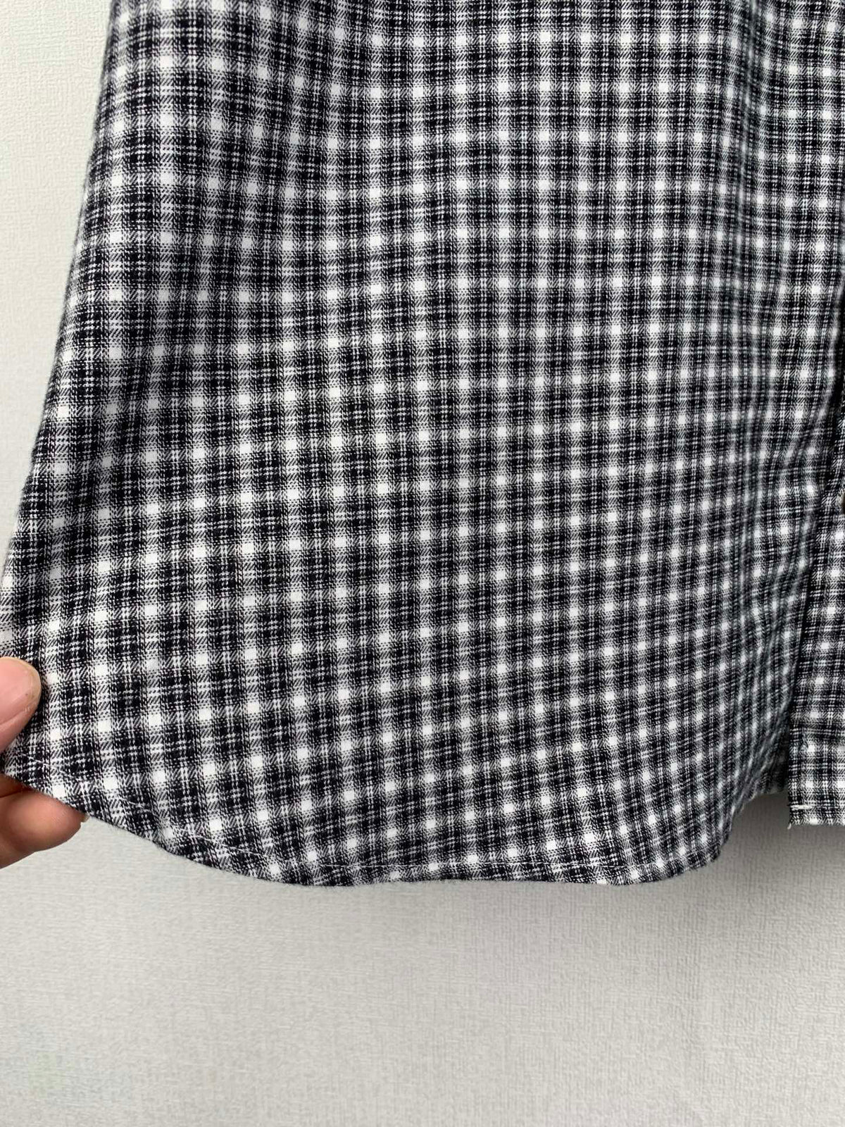 Acne Studios Oversized Long‑Sleeve Check Button‑Up Shirt