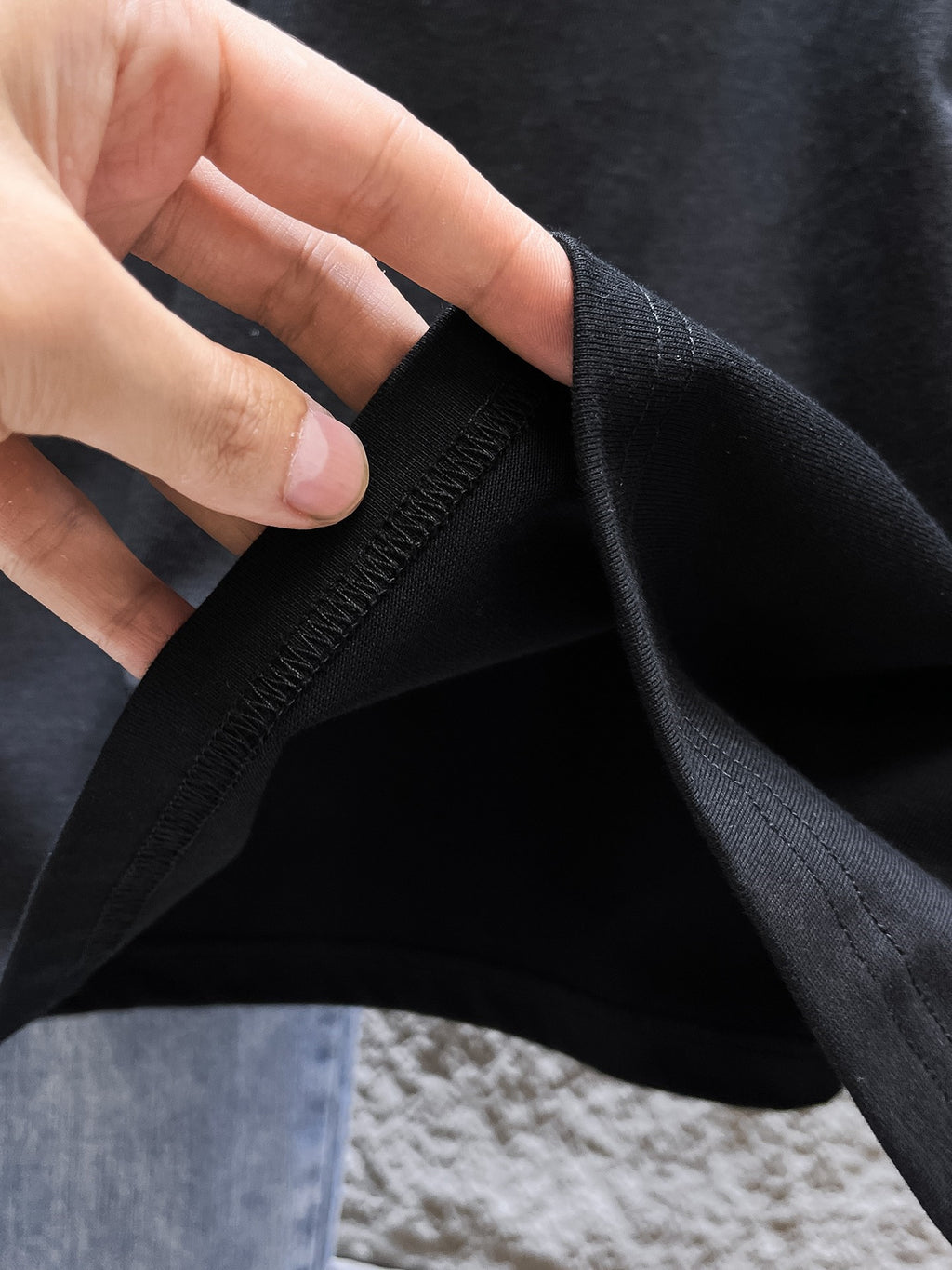 AMIRI Overlapped Logo Graphic Long‑Sleeve Tee