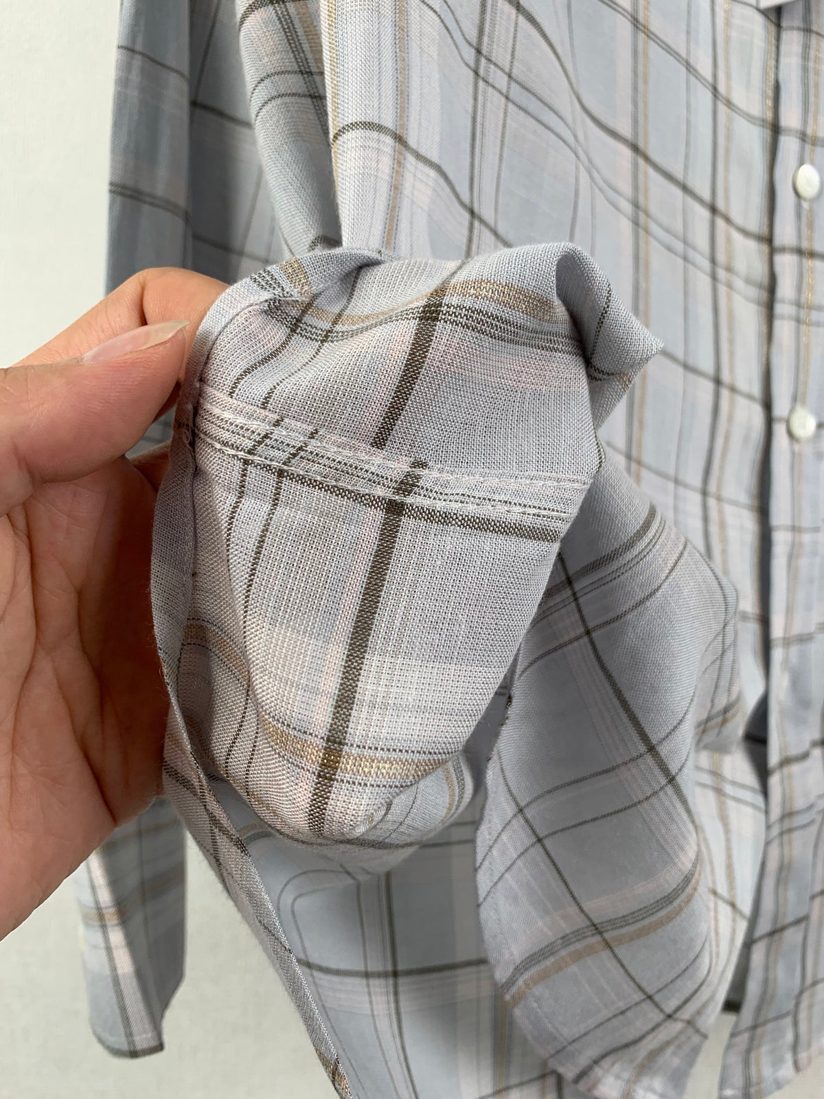 Acne Studios Oversized Plaid Long‑Sleeve Shirt