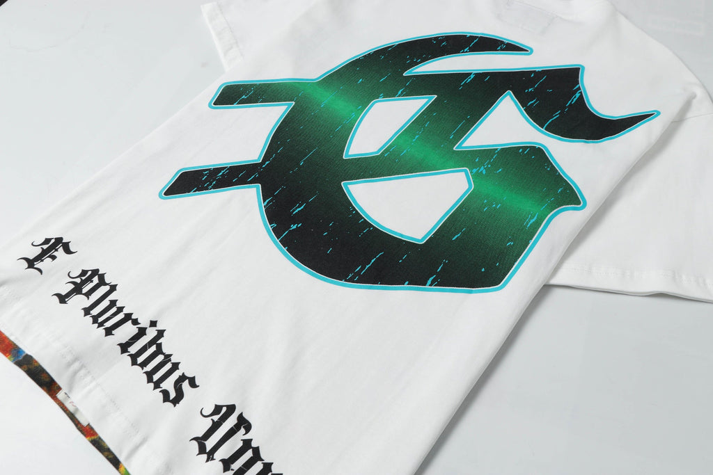 Godspeed Top‑Hat Gambler Skull Short‑Sleeve T‑Shirt (White)