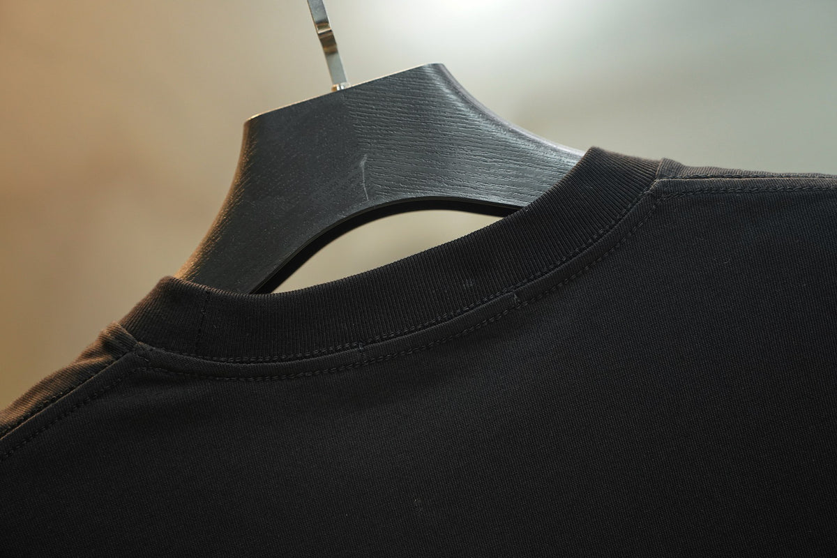 Acne Studios Solid Crew‑Neck Short‑Sleeve T‑Shirt