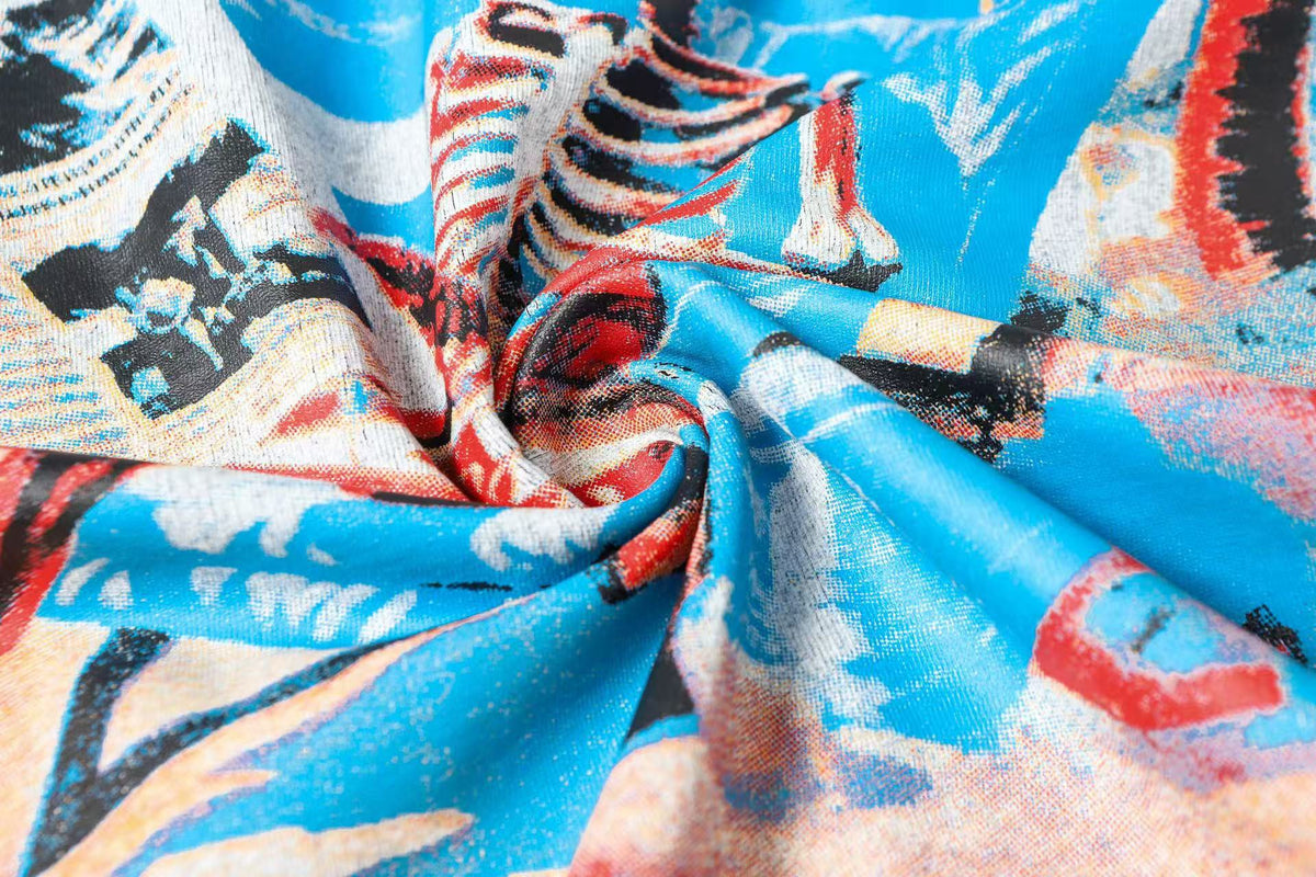 Godspeed Beach Skeleton Short‑Sleeve T‑Shirt (Black)