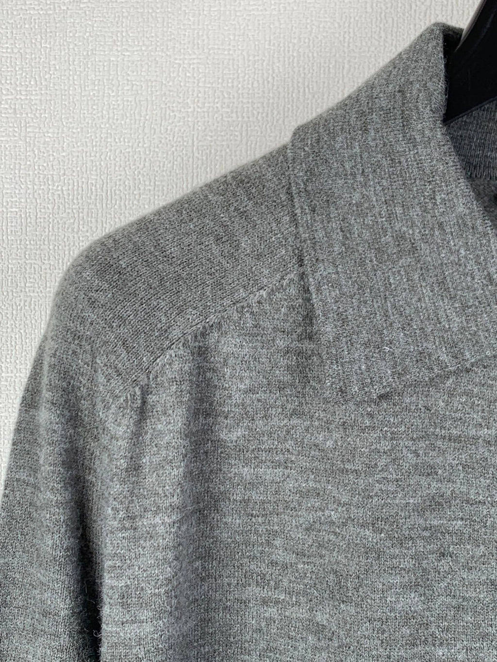 Acne Studios Long‑Sleeve Knit Polo Sweater