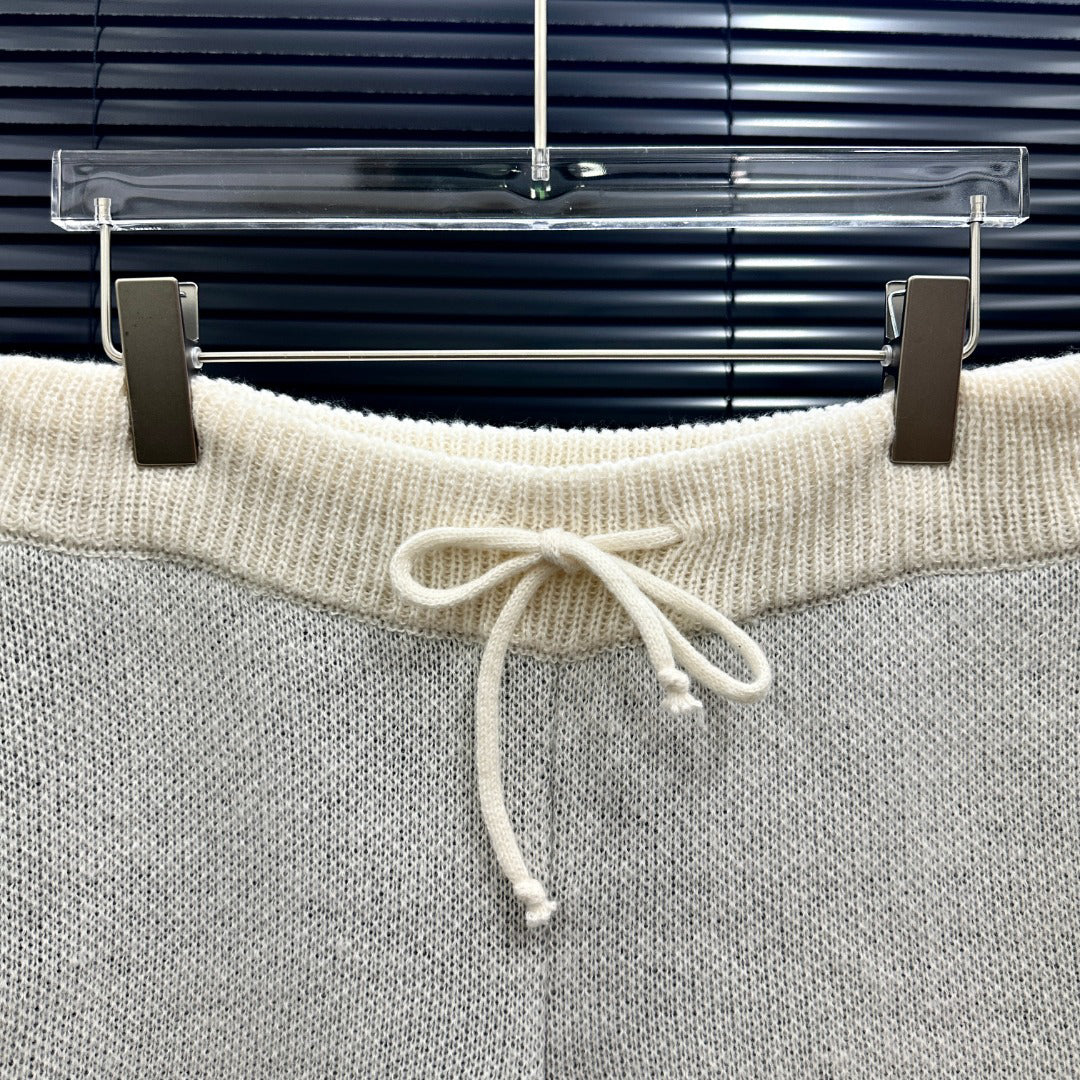 AMIRI Collegiate Logo Knit Vest & Drawstring Shorts Two‑Piece Set