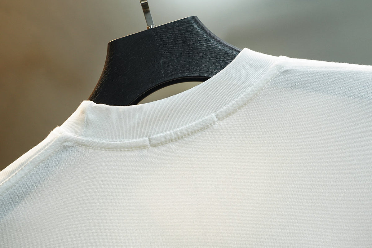 Acne Studios Stockholm 1996 Distressed Text‑Print Crew‑Neck Short‑Sleeve T‑Shirt