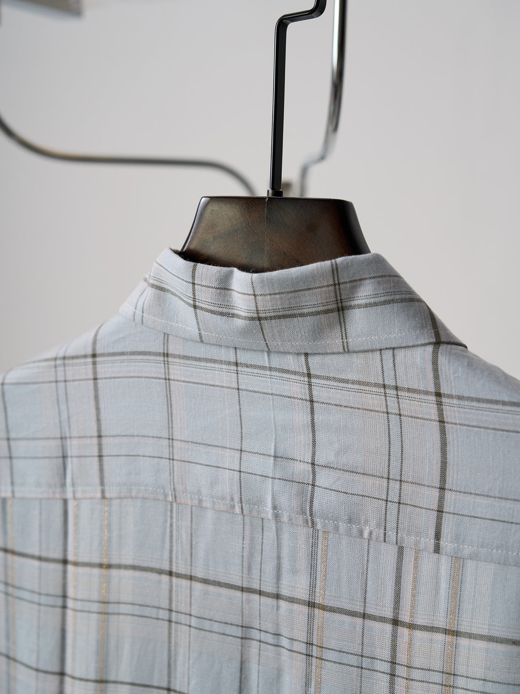 Acne Studios Plaid Oversized Long‑Sleeve Button‑Down Shirt