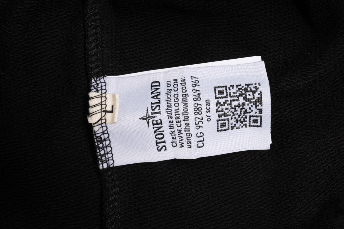 Stone Island Heavyweight Cotton Fleece Full-Zip Hoodie with Compass Badge