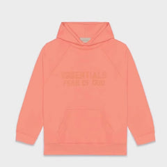FOG Essentials Flocked Logo Pullover Hoodie – 2022FW Unisex American Streetwear