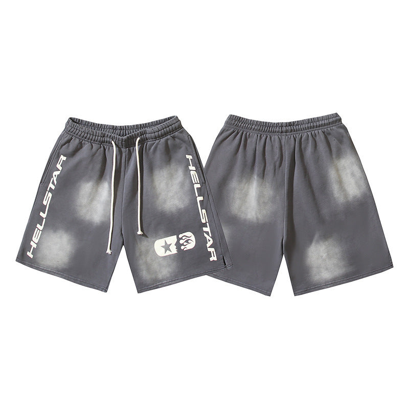 Hellstar Series Terry Fleece Drawstring Shorts – Unisex