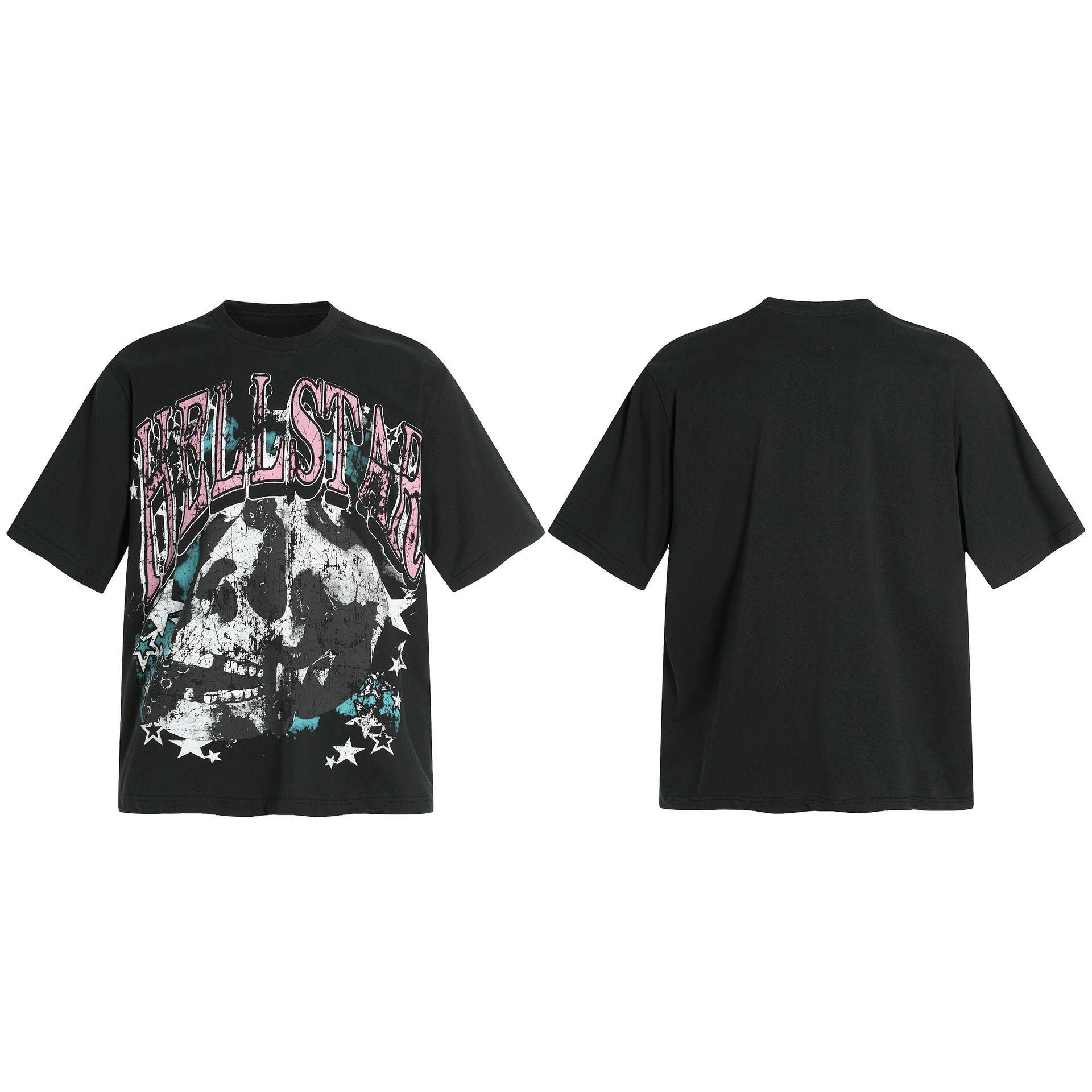 HELLSTAR Vintage Graphic Print Oversized Tee – Unisex Streetwear