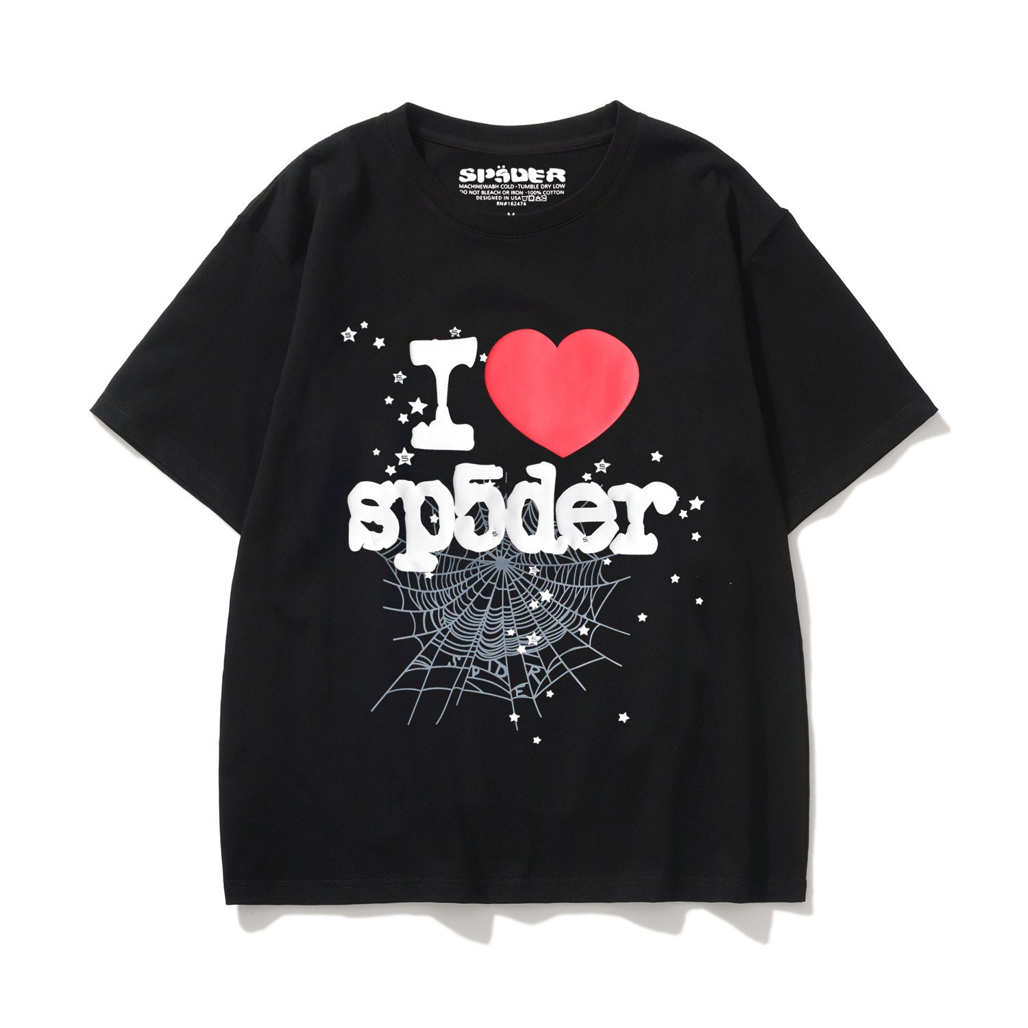 SP555DER Spider Web Graphic Tee