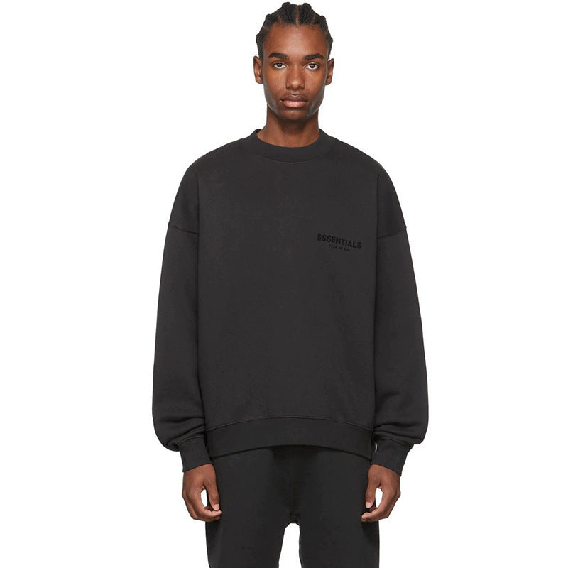 FOG Essentials Flocked Logo Crewneck Sweatshirt – 2022SS American Streetwear