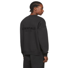 FOG Essentials Flocked Logo Crewneck Sweatshirt – 2022SS American Streetwear