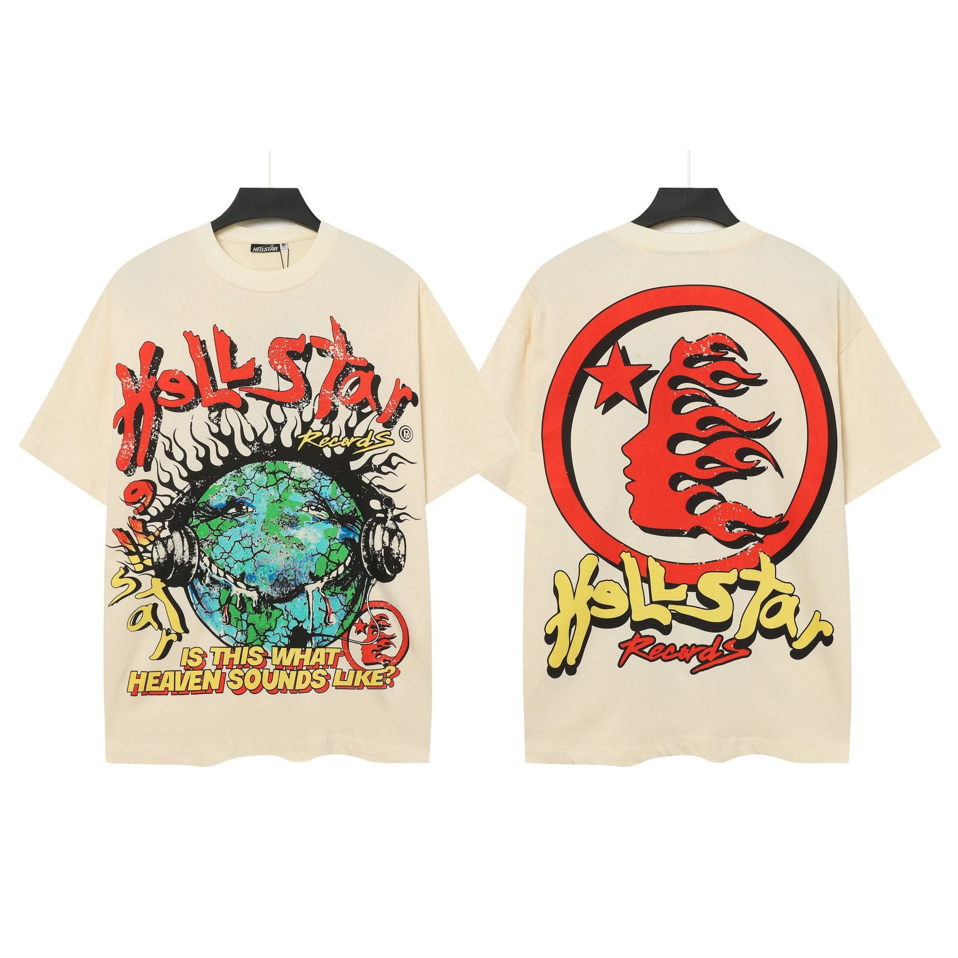 HELL Vintage Washed Graphic Tee – Oversized Unisex Short Sleeve T-Shirt