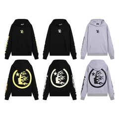 Hell Star Heavyweight Terry Tracksuit – Black Yellow, Black White & Grey Black