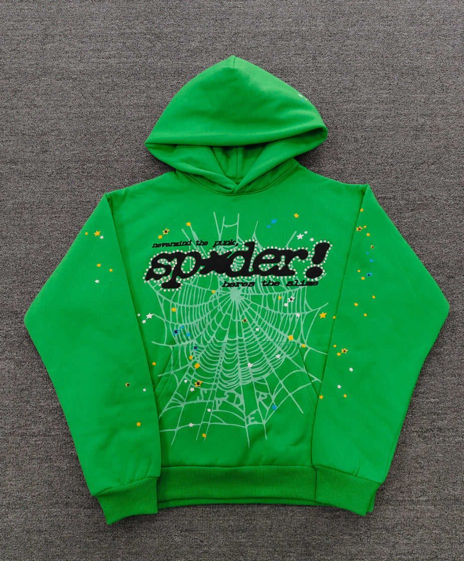SP5DER Spider Web Heavyweight Hoodie & Sweatpants Set