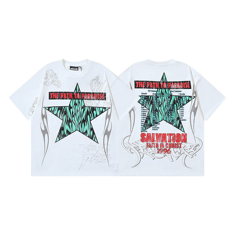 Hellstar Washed Graphic Oversized Tee – Unisex