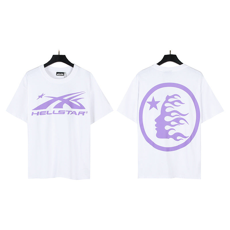 HELLSTAR 2025 SS Washed Vintage Graphic Tee — Unisex Oversized Streetwear
