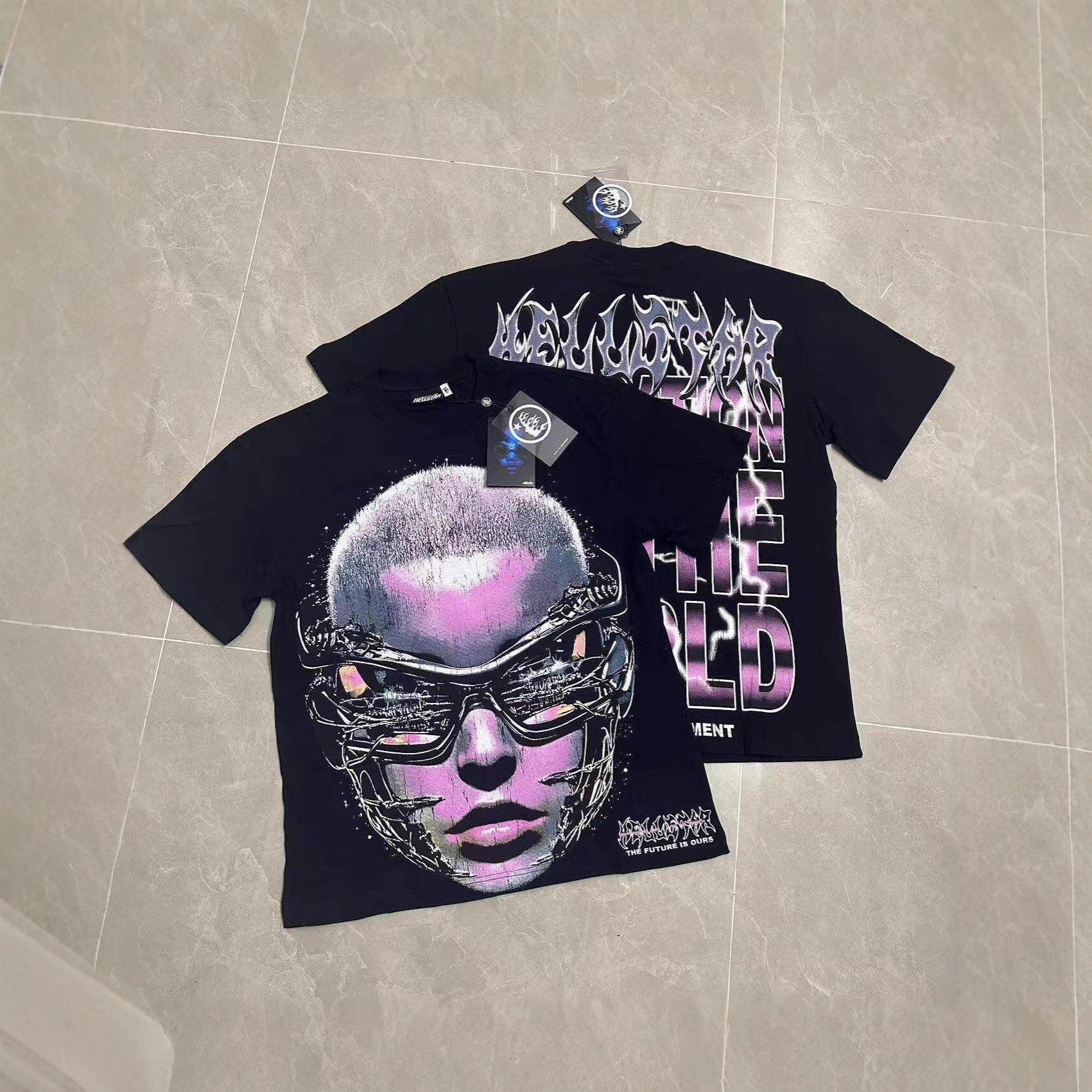 Hellstar Oversized Streetwear Graphic Tee