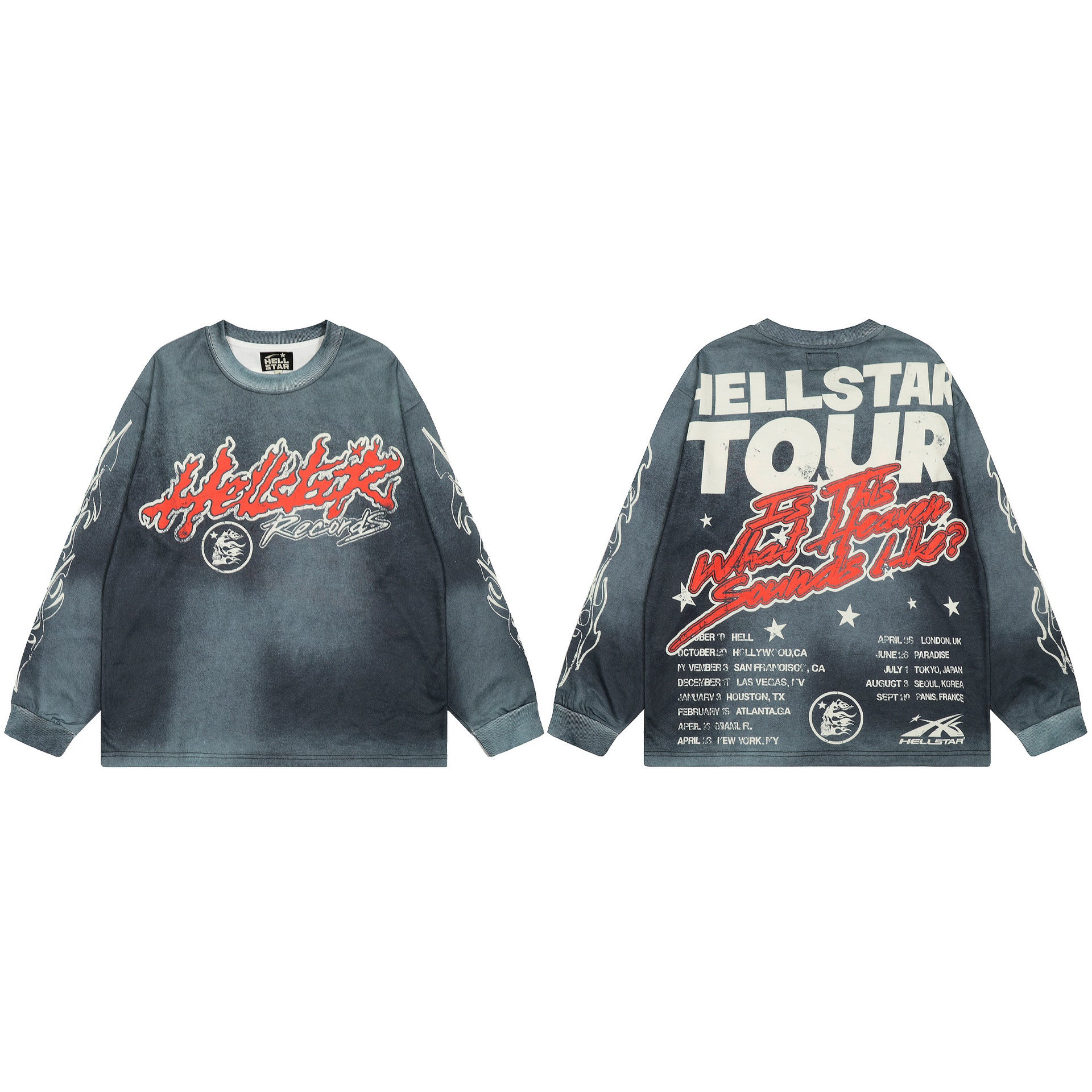 Hellstar Mesh Panel Long Sleeve Base Layer Tee
