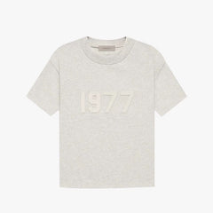 FOG Essentials 1977 Flocked Print Short Sleeve T-Shirt – 2022SS Unisex Streetwear