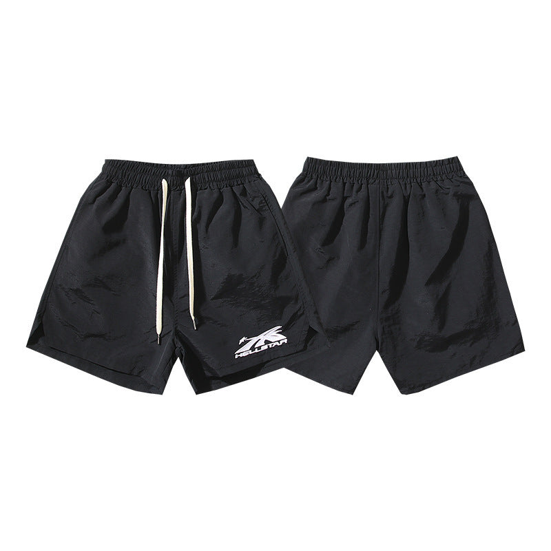 Hellstar Series Terry Fleece Drawstring Shorts – Unisex