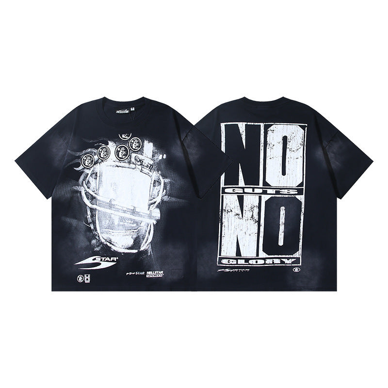 Hellstar Washed Graphic Oversized Tee – Unisex