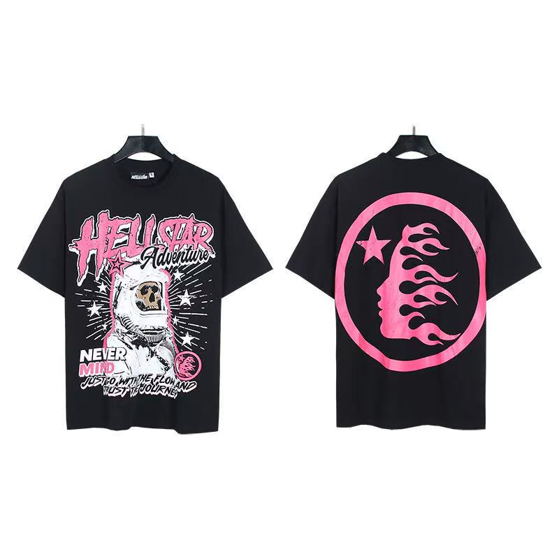 HELL Vintage Washed Graphic Tee – Oversized Unisex Short Sleeve T-Shirt