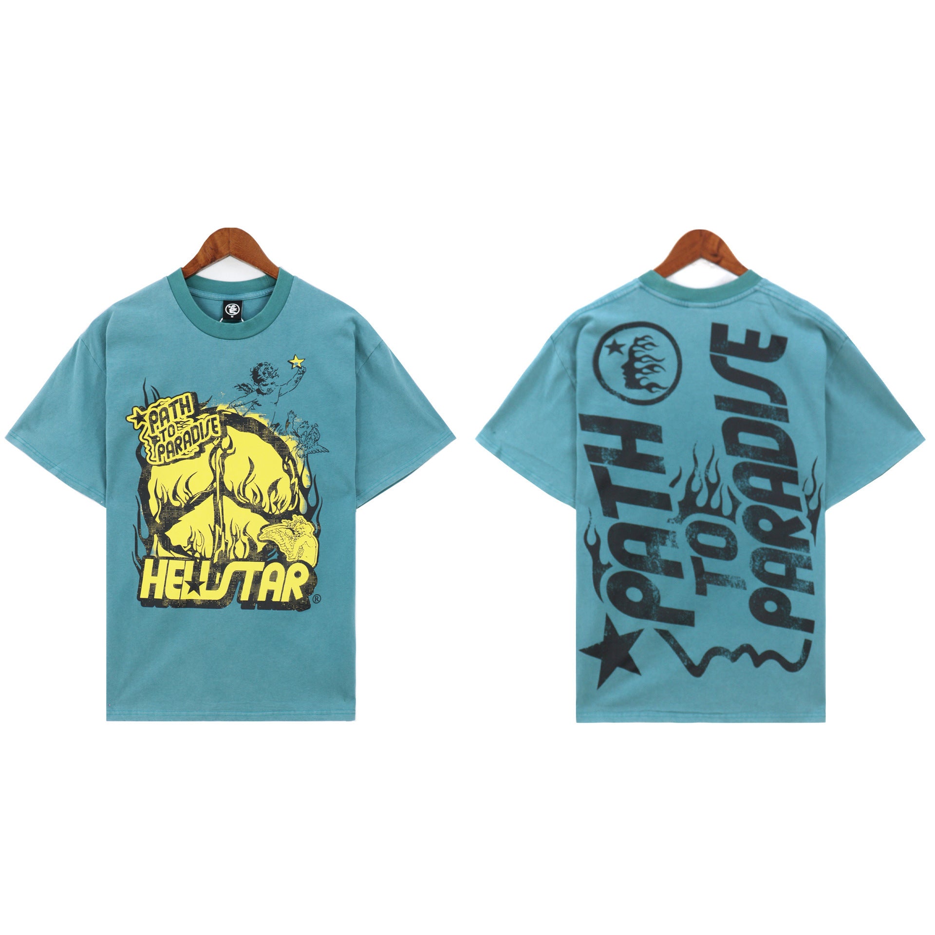 Hellstar Washed Graphic Oversized T-Shirt – Unisex Streetwear