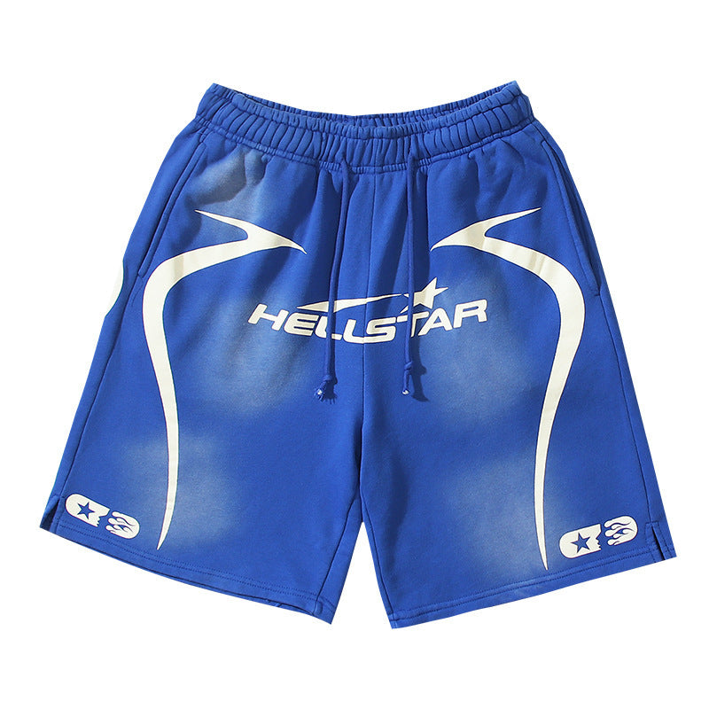 Hellstar Series Terry Fleece Drawstring Shorts – Unisex