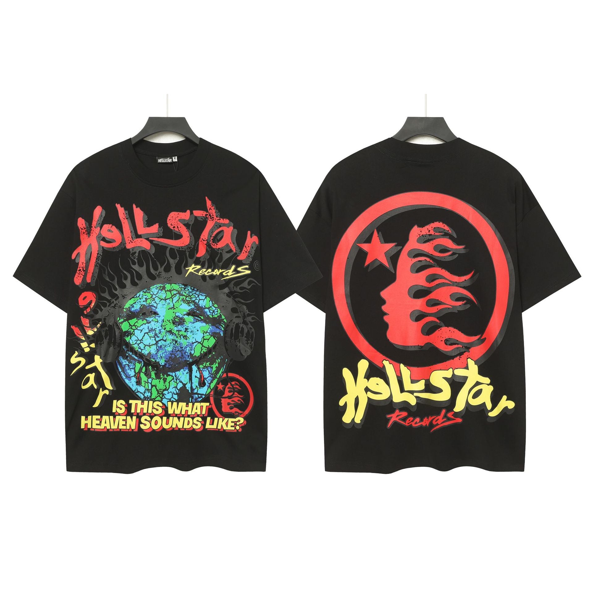 HELL Vintage Washed Graphic Tee – Oversized Unisex Short Sleeve T-Shirt