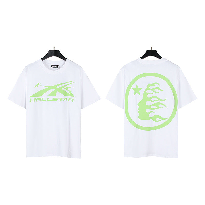 HELLSTAR 2025 SS Washed Vintage Graphic Tee — Unisex Oversized Streetwear