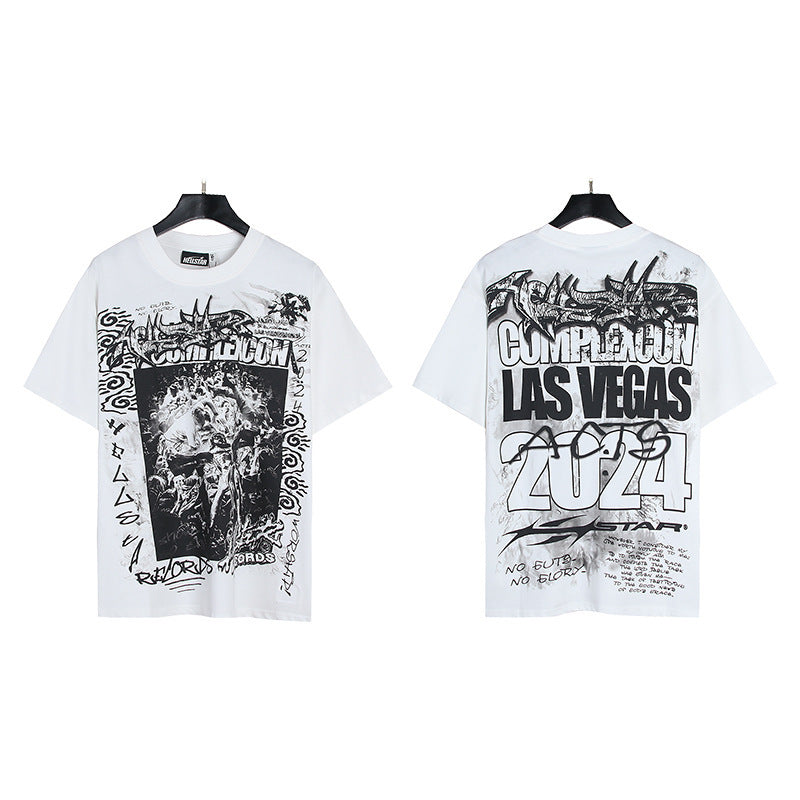 Hellstar Oversized Cotton Streetwear Tee – Unisex