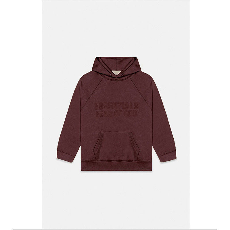 FOG Essentials Vintage Washed Pullover Hoodie – 2023SS Unisex American Streetwear