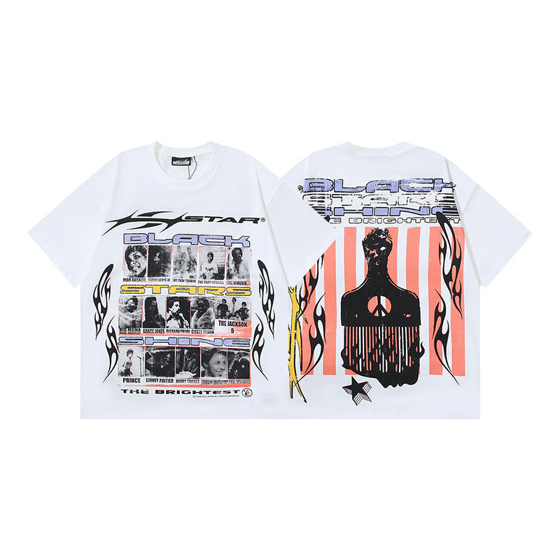 Hellstar Washed Graphic Oversized Tee – Unisex